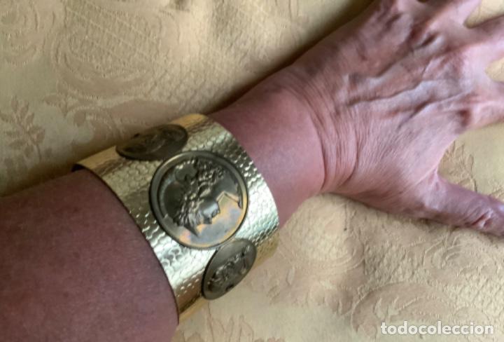 Vintage: BRAZALETE VINTAGE DORADO - Foto 11