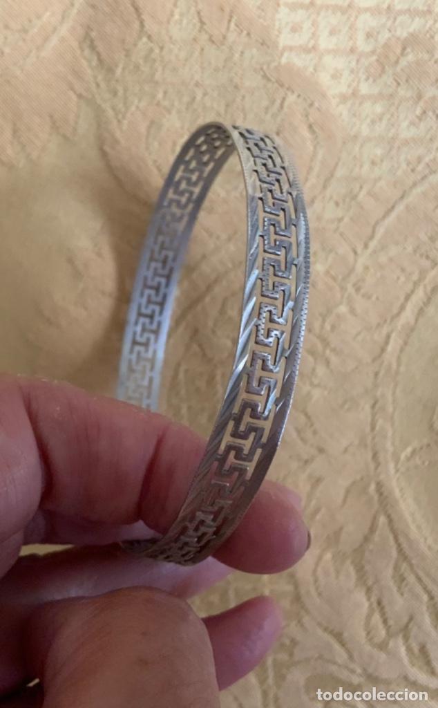 Vintage: ANTIGUA PULSERA DE PLATA CALADA - Foto 1