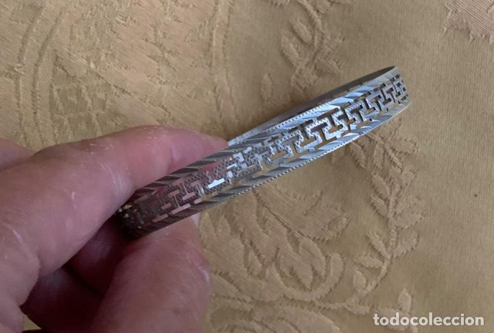 Vintage: ANTIGUA PULSERA DE PLATA CALADA - Foto 2
