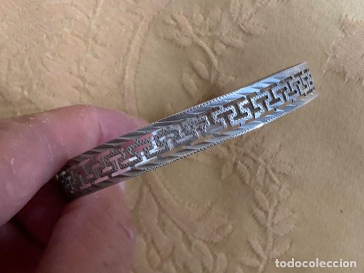 Vintage: ANTIGUA PULSERA DE PLATA CALADA - Foto 4