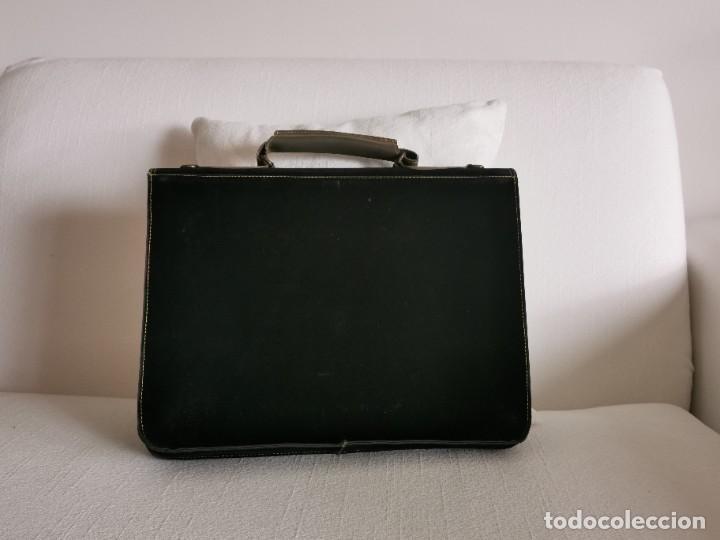 Vintage: CARTERA PORTAFOLIOS DE ANTE NEGRA - Foto 2