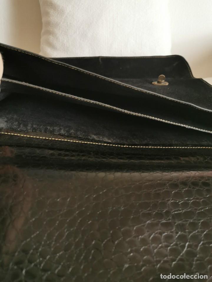 Vintage: CARTERA PORTAFOLIOS DE ANTE NEGRA - Foto 4