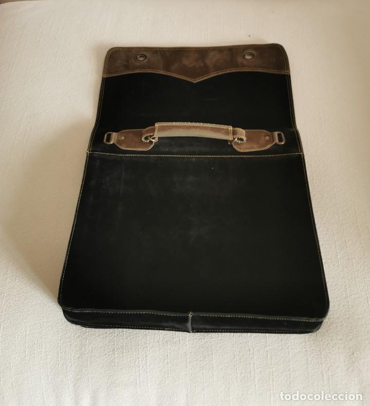 Vintage: CARTERA PORTAFOLIOS DE ANTE NEGRA - Foto 5