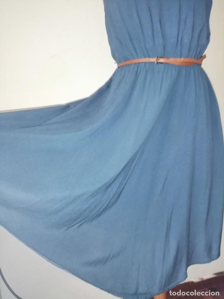 Vintage: Vestido azul - Foto 2