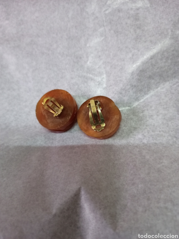 Vintage: Antiguos pendientes de pasta. - Foto 2