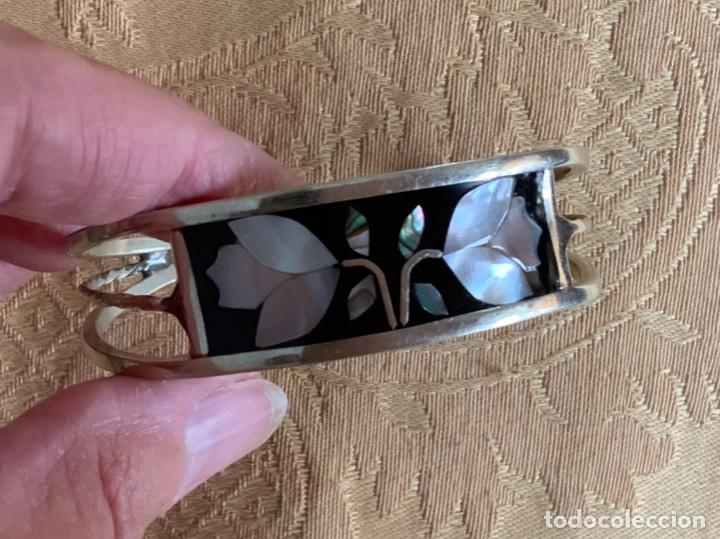 Vintage: PULSERA DE ALPACA CON N&Aacute;CAR, MEXICO - Foto 7