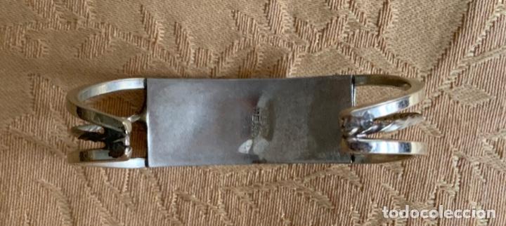 Vintage: PULSERA DE ALPACA CON N&Aacute;CAR, MEXICO - Foto 8