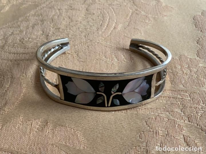 Vintage: PULSERA DE ALPACA CON N&Aacute;CAR, MEXICO - Foto 9