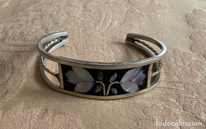 Vintage: PULSERA DE ALPACA CON N&Aacute;CAR, MEXICO - Foto 11