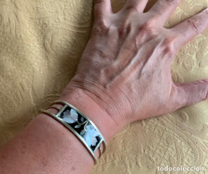 Vintage: PULSERA DE ALPACA CON N&Aacute;CAR, MEXICO - Foto 16