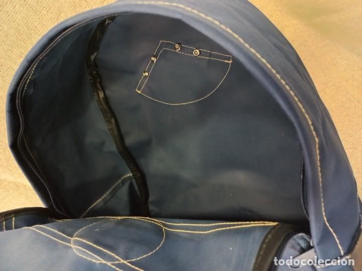 Vintage: MOCHILA &uml;PRATTS &uml; azul redondeada - Foto 9