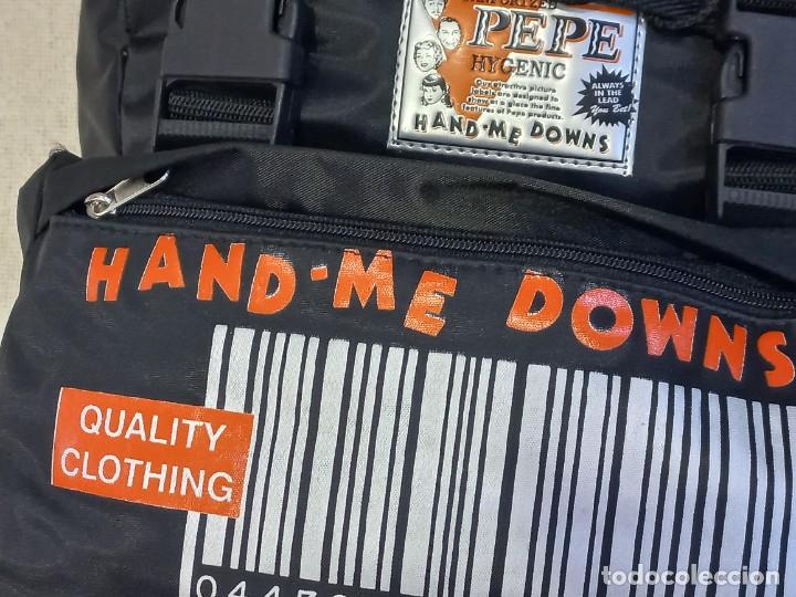 Vintage: MOCHILA &uml;PEPE&uml; negro-naranja - Foto 7