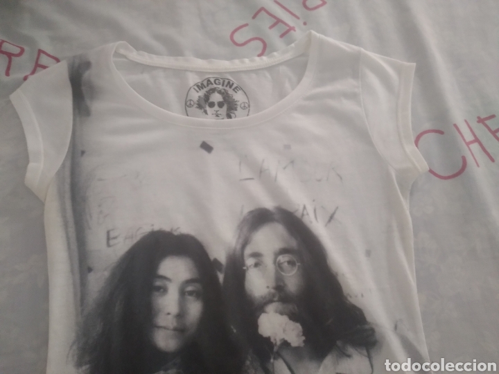 Vintage: camiseta John Lennon & Joko Ono - Foto 3