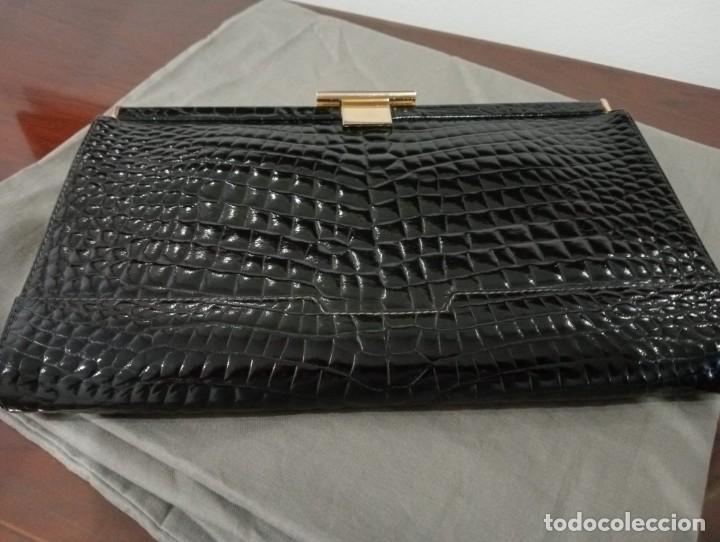 Vintage: BOLSO DE COCODRILO - Foto 1