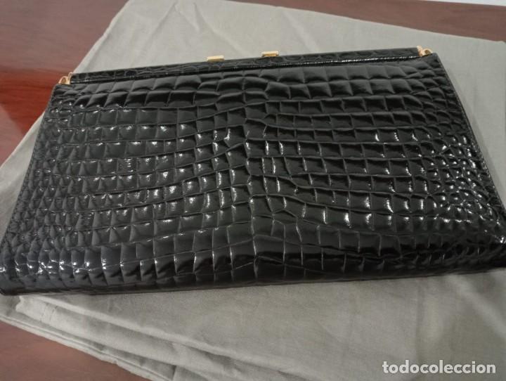 Vintage: BOLSO DE COCODRILO - Foto 2