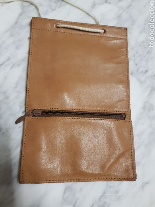 Vintage: Porta documentos, dinero , pasaporte ,de piel - Foto 1