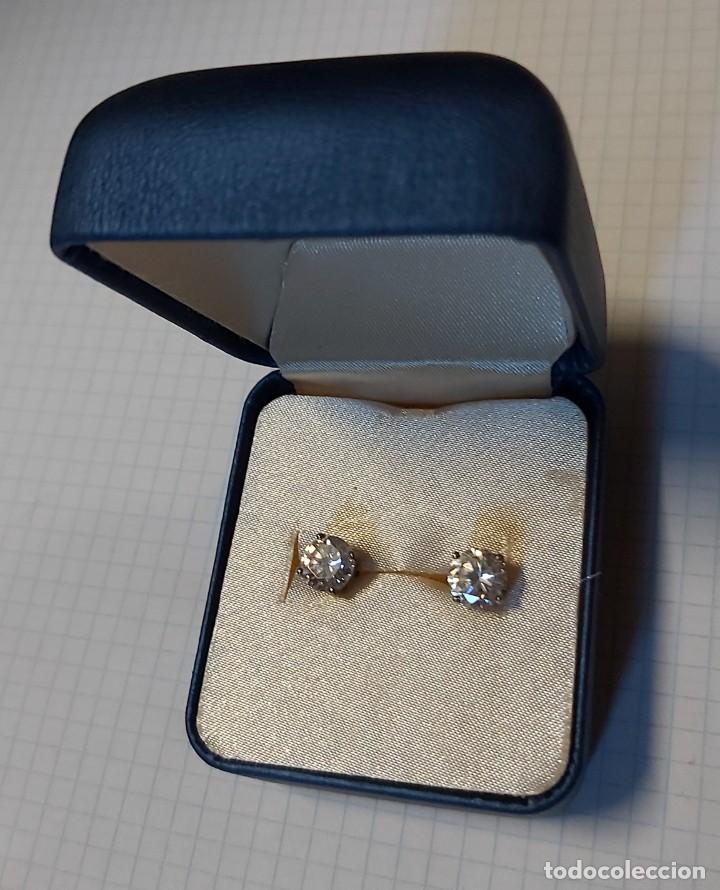 Vintage: Par de pendientes en caja - Foto 2