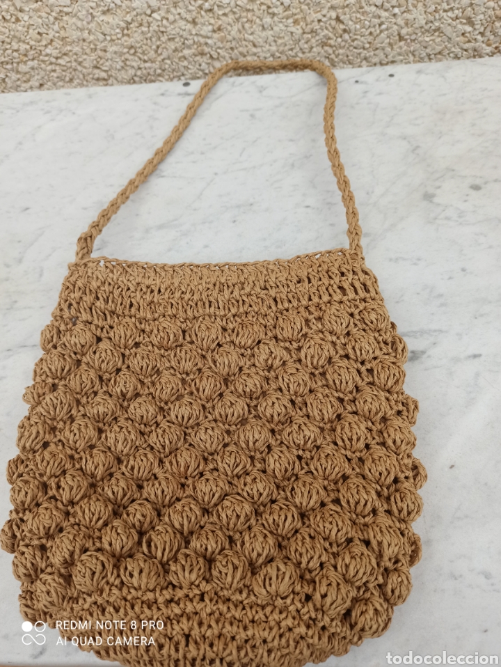 Vintage: Bolso de fibra natural - Foto 2