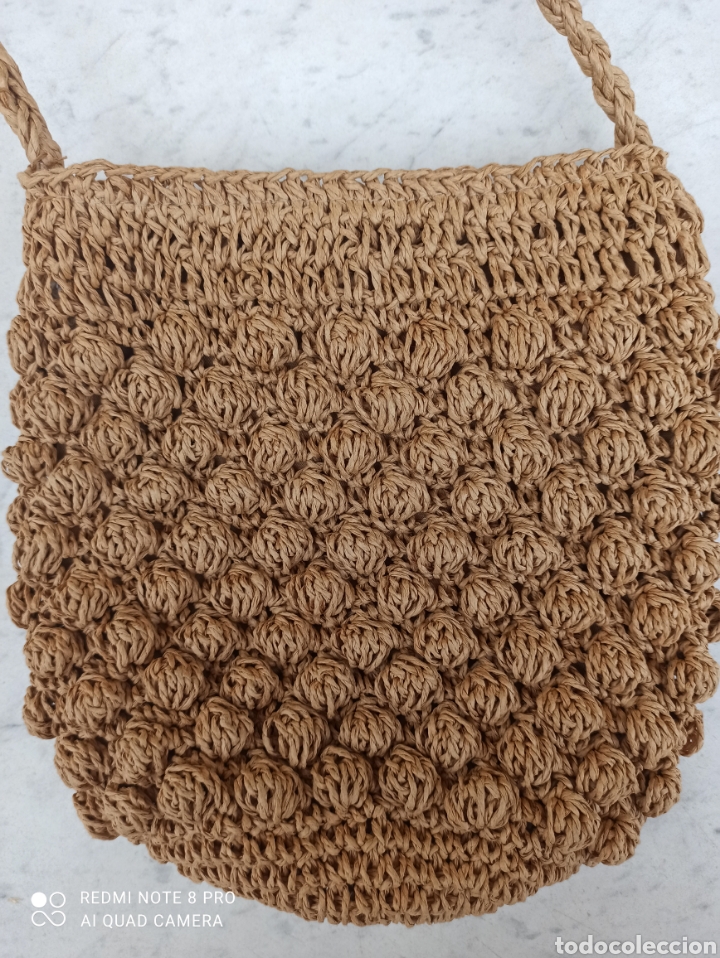 Vintage: Bolso de fibra natural - Foto 3