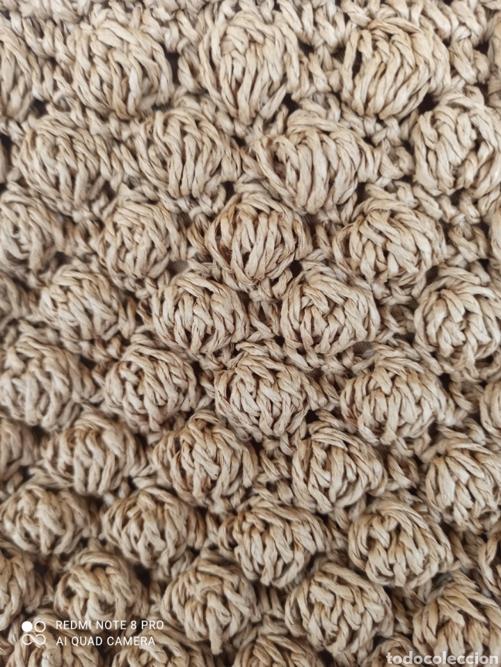 Vintage: Bolso de fibra natural - Foto 4