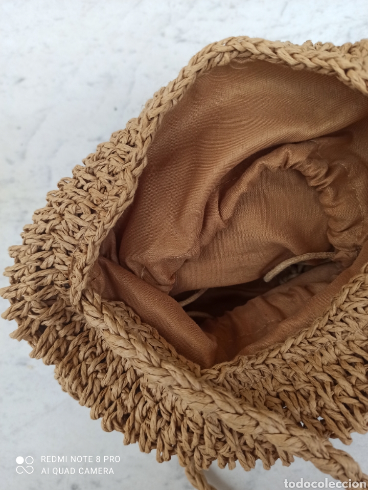 Vintage: Bolso de fibra natural - Foto 5