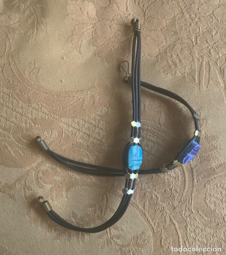 Vintage: 2 PULSERAS EGIPCIAS ESCARABAJO - Foto 4