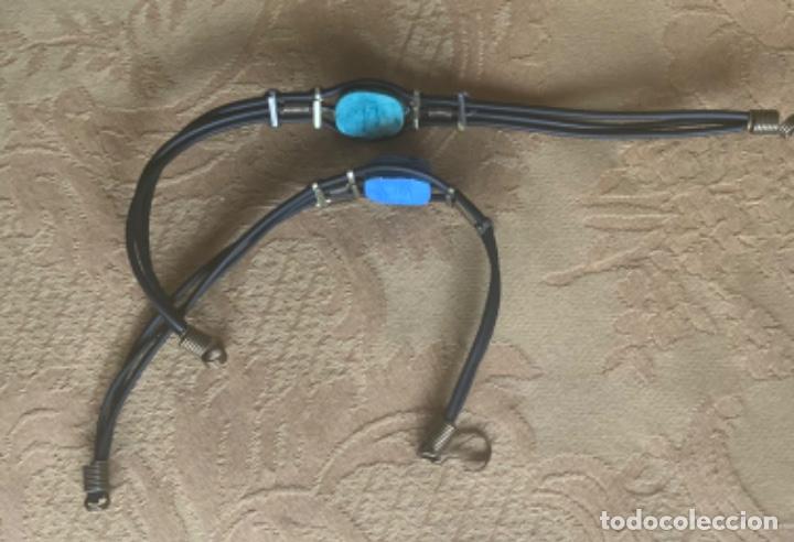 Vintage: 2 PULSERAS EGIPCIAS ESCARABAJO - Foto 5