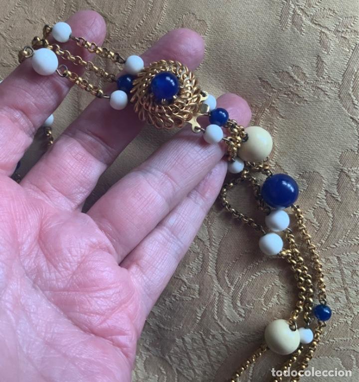 Vintage: COLLAR A&Ntilde;O 60 CADENAS, 3 VUELTAS - Foto 4