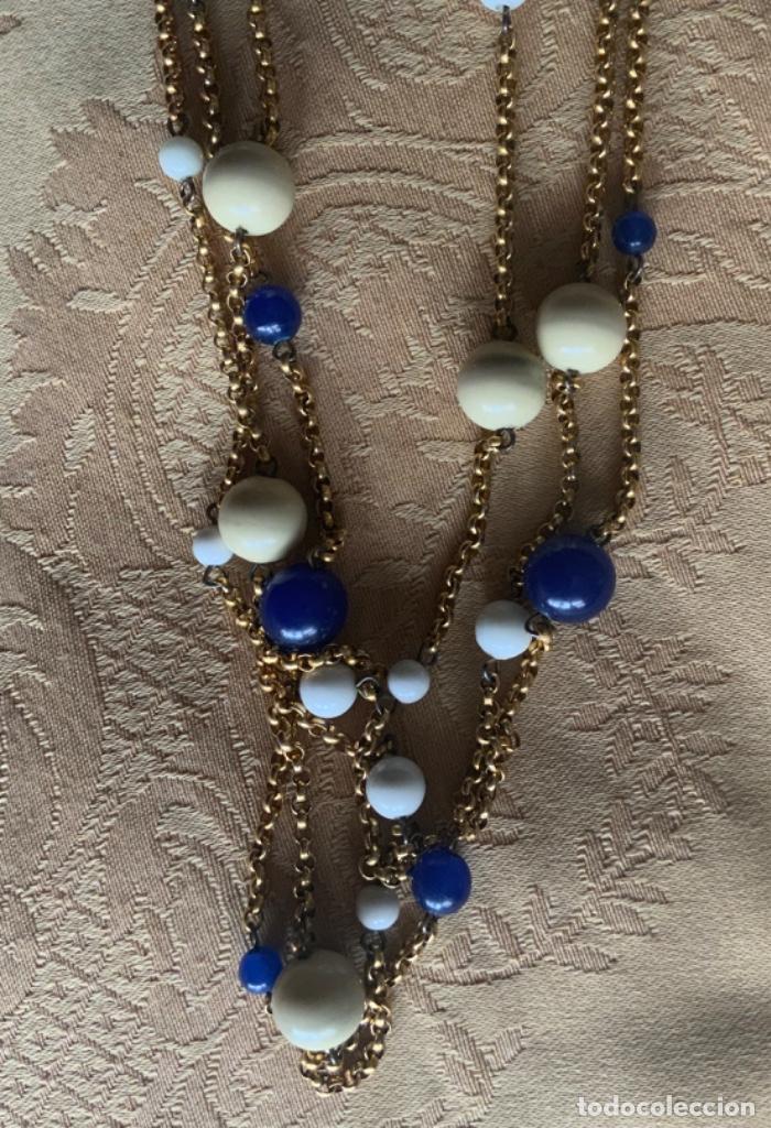 Vintage: COLLAR A&Ntilde;O 60 CADENAS, 3 VUELTAS - Foto 5