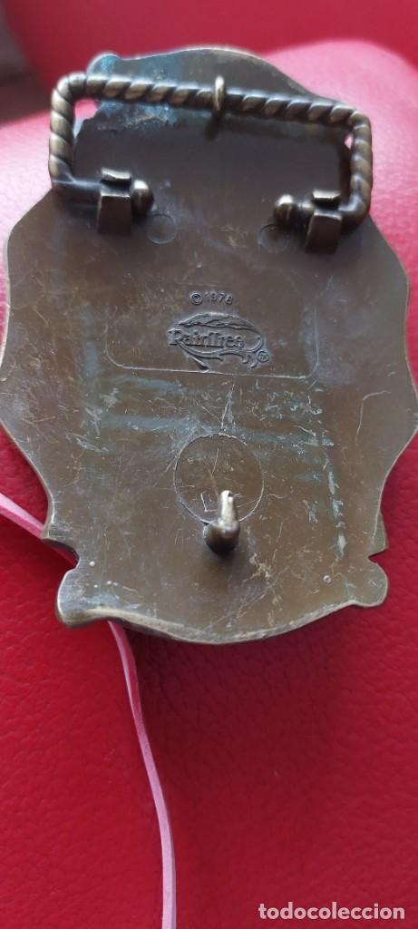Vintage: Cintur&oacute;n de cuero con hebilla de Harley Davidson a&ntilde;o 1978 - Foto 2