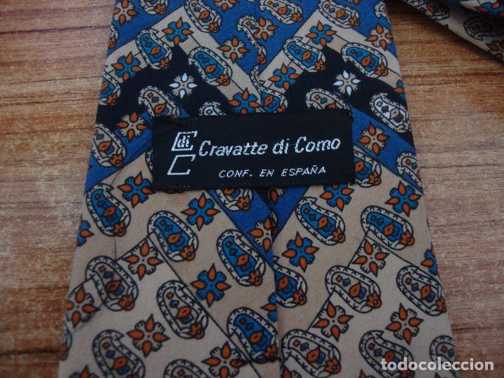 Vintage: CORBATA CRAVATTE DI COMO CONFECCION ESPA&Ntilde;A A&Ntilde;OS 80 - Foto 2