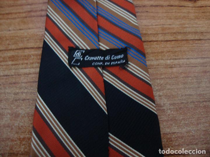 Vintage: CORBATA CRAVATTE DI COMO CONFECCION ESPA&Ntilde;A A&Ntilde;OS 80 - Foto 2
