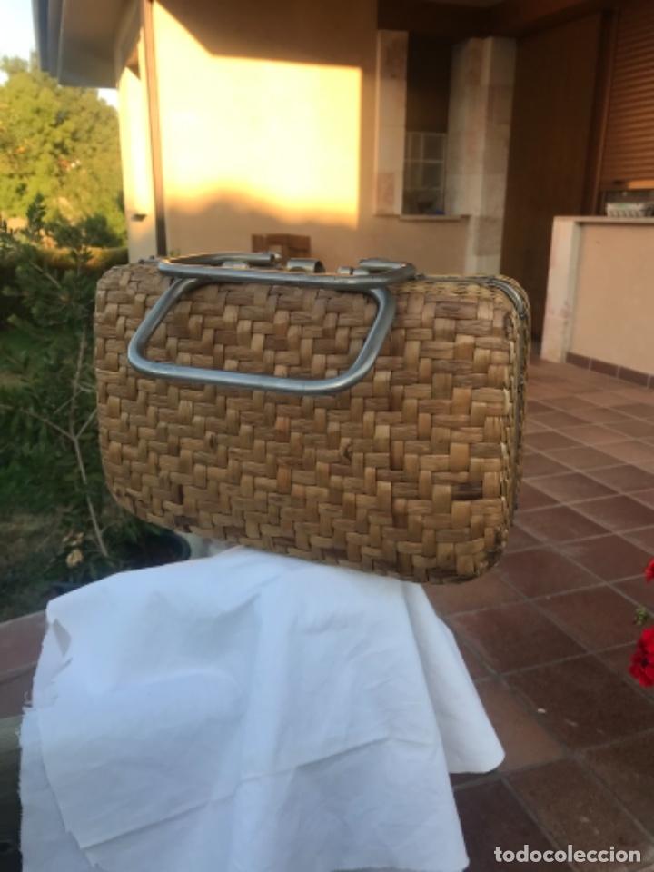 Vintage: Bolso, mujer, bambu, 1960 - Foto 1