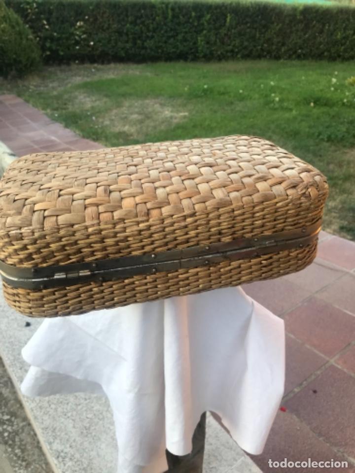 Vintage: Bolso, mujer, bambu, 1960 - Foto 7