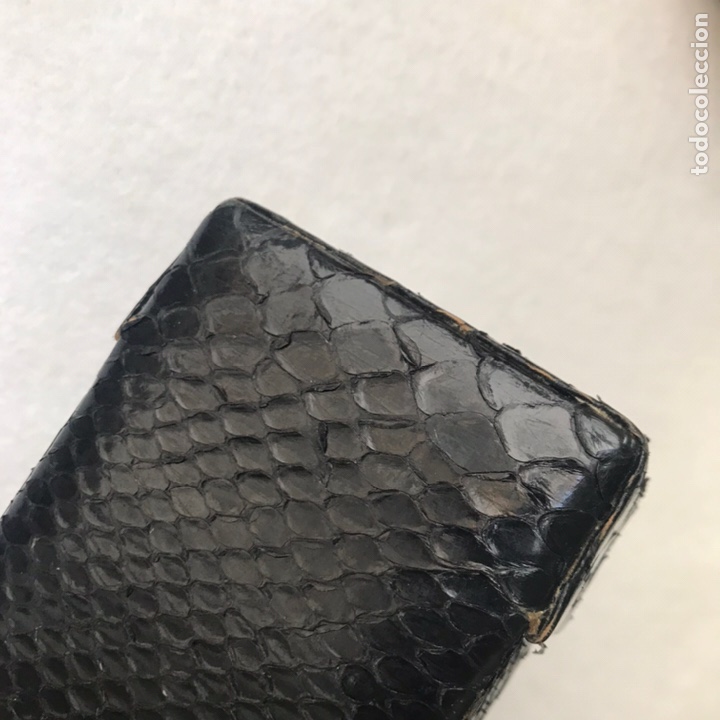 Vintage: PITILLERA DE PIEL DE SERPIENTE O SIMILAR - Foto 7