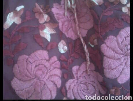 Vintage: Blusa bordada color malva - Foto 2