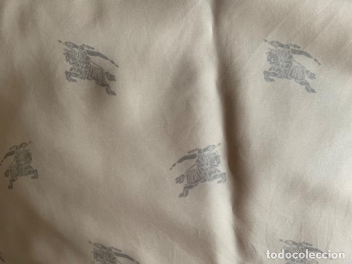 Vintage: PA&Ntilde;UELO BURBERRY SEDA NATURAL - Foto 7