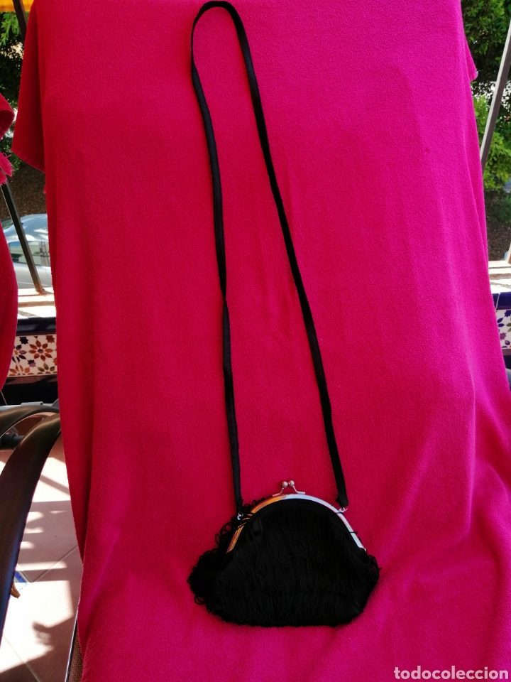 Vintage: Bolso con flecos. Asa larga - Foto 2