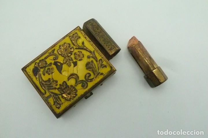 Vintage: Antigua polvera con espejo - Foto 3