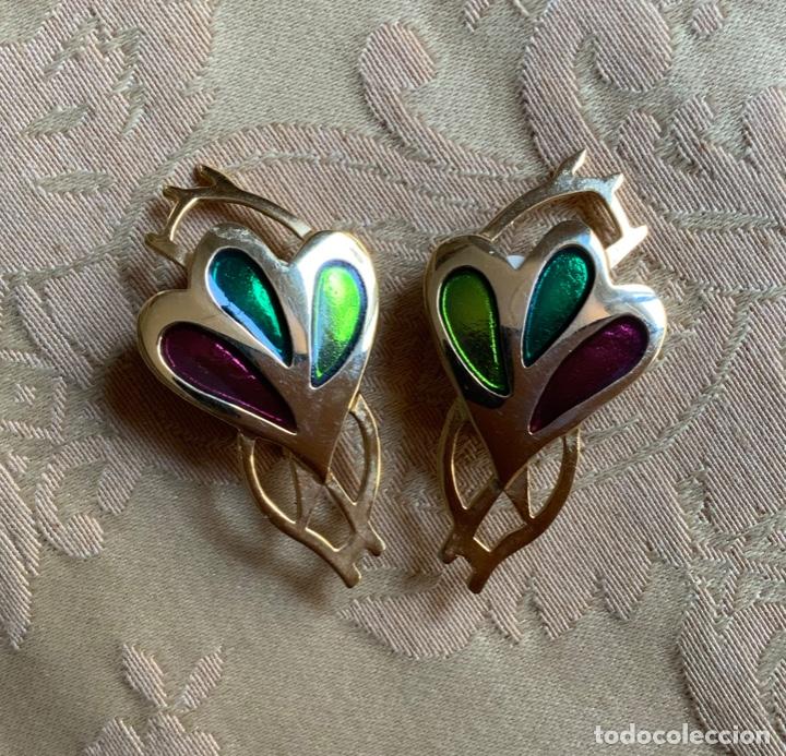 Vintage: PENDIENTES VINTAGE ESMALTADOS - Foto 7