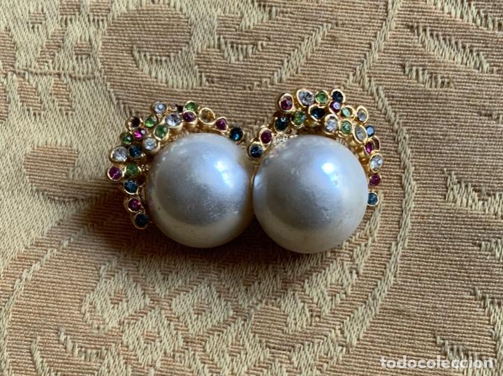 Vintage: PENDIENTES VINTAGE PERLA - Foto 1