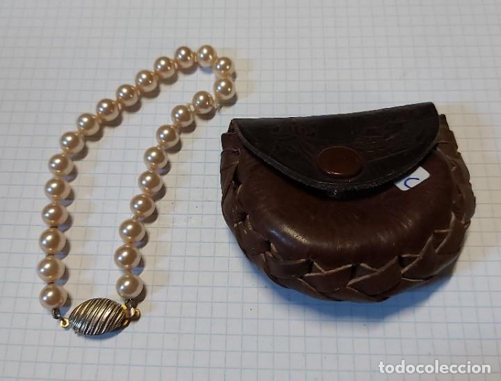 Vintage: Funda de cuero Bolivia con pulsera - Foto 1