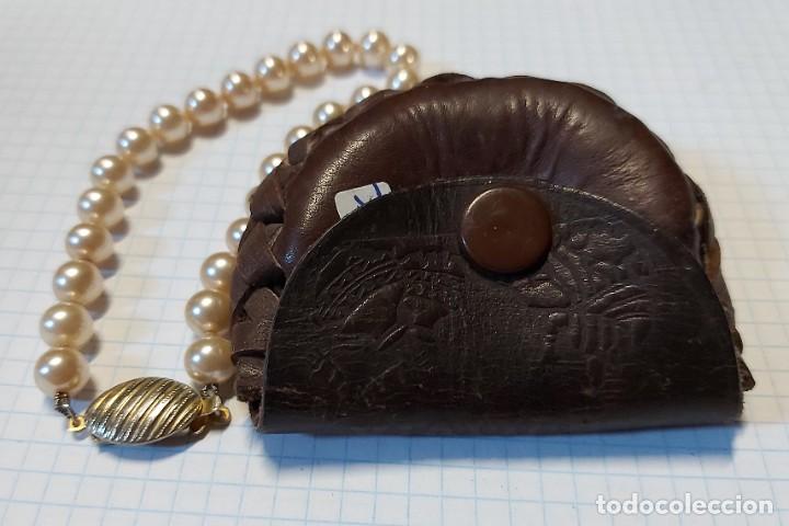 Vintage: Funda de cuero Bolivia con pulsera - Foto 2