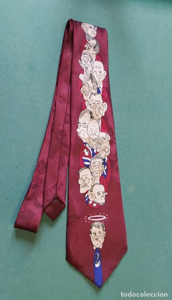 Vintage: Corbata de poli&eacute;ster, pol&iacute;ticos - Foto 1