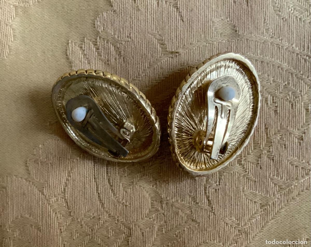 Vintage: PENDIENTES PERLA OVAL, A&Ntilde;OS 80, CLIP - Foto 5