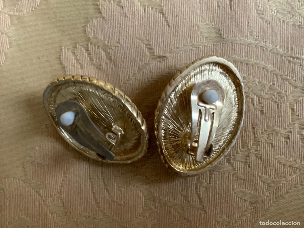 Vintage: PENDIENTES PERLA OVAL, A&Ntilde;OS 80, CLIP - Foto 7