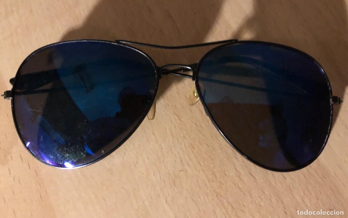 Vintage: GAFAS DE SOL RETRO CRISTALES OSCUROS - Foto 1