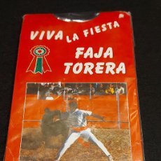 Vintage: FAJA TORERA 'VIVA LA FIESTA' NUEVA A ESTRENAR / TALLA G.. Lote 364341731
