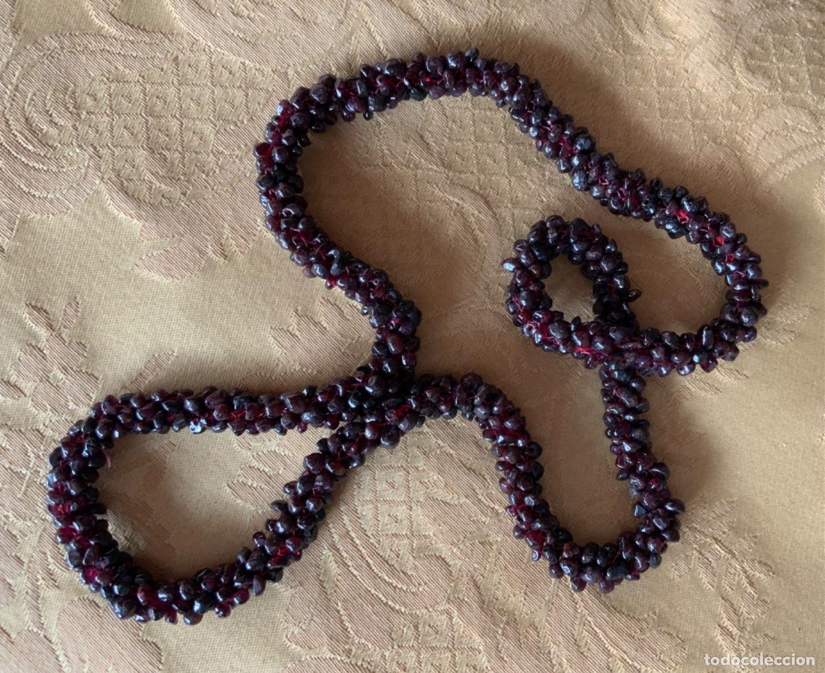 Vintage: COLLAR DE GRANATES NATURALES - Foto 3