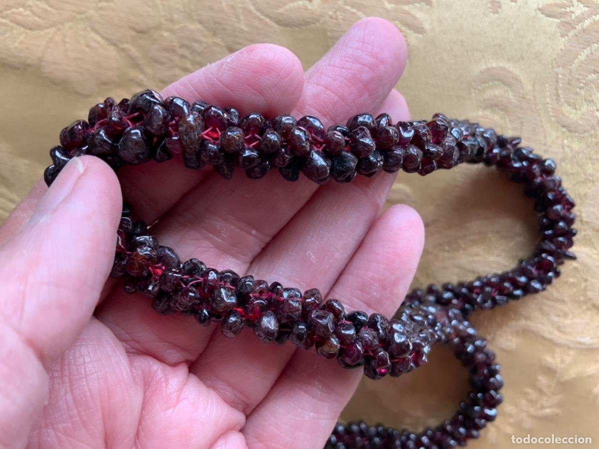 Vintage: COLLAR DE GRANATES NATURALES - Foto 4